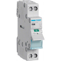 Выключатель-разъединитель (рубильник) с индикатором (2-4 контакты), 2P, Ie=16A 400В 50/60Гц, AC22A, Ui=500В, ширина 1M
