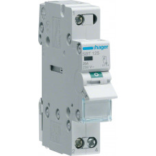 Выключатель-разъединитель (рубильник) с индикатором (1-4 контакты), 1P, Ie=25A 400В 50/60Гц, AC22A, Ui=500В, ширина 1M