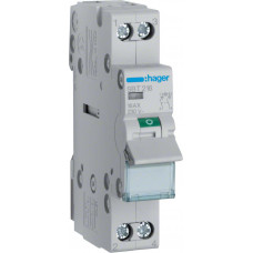 Выключатель-разъединитель (рубильник) с индикатором (1-3 контакты), 2P, Ie=16A 400В 50/60Гц, AC22A, Ui=500В, ширина 1M