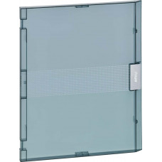 Дверь прозрачная матовая с рукояткой для щитов VB218, пластик