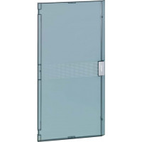 Дверь прозрачная матовая с рукояткой для щитов VB418, пластик