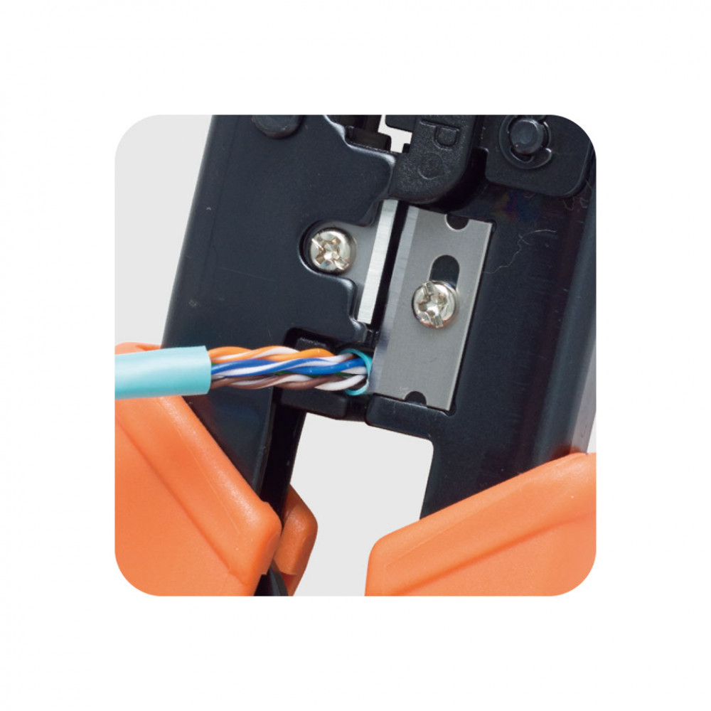 Інструмент для роботи з мідним кабелем, Для витої пари і тел.кабеля, Артикул HT-568R - фото товару 3