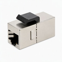 З'єднувач витої пари екранований, STP, KeyStone, кат. 6A, під конектори RJ-45