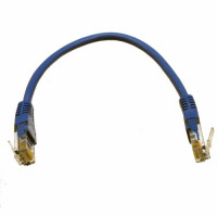 Patch cord UTP, 0,25 m Cat. 5e, blue