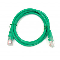 Patch cord UTP, 0,5 m, Cat. 5e, green