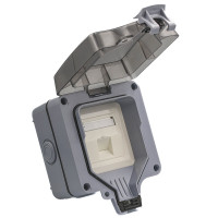 Зовнішня водонепроникна настінна розетка IP66 для Keystone