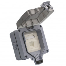 Наружная водонепроницаемая настенная розетка IP66 для Keystone