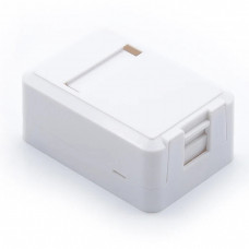 Розетка настенная для 1хRJ45 без модулей KeyStone, Kingda