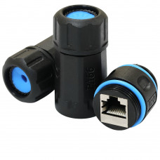 Водонепроницаемый соединитель IP68, RJ45-RJ45, STP, кат. 6, LW