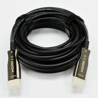 HDMI 2.0 патч-корд 15м с передачей сигнала 4K UHD по оптическому кабелю (AOC)