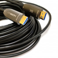 HDMI 2.1 патчкорд 10м з передачею сигналу 8K UHD 48 Gbps по оптичному кабелю (AOC)