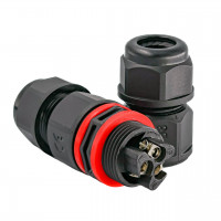 З'єднувач електричного кабелю, I-тип, 20A, 3P, 0.5-2.5мм², IP68