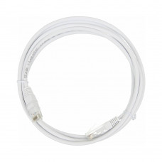 Patch cord U/UTP, 0.5m, cat. 6, white, LSZH