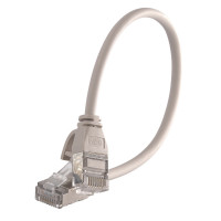 Патч-корд U/FTP, 0.3м, кат. 6А, 32AWG Slim, LSZH, LW