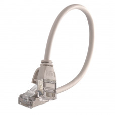 Патч-корд U/FTP, 0.2м, кат. 6А, 32AWG Slim, LSZH, LW