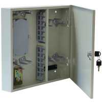 Бокс оптичний розподільний на 24 адаптера SC simplex/ LC duplex, металевий, (касети в комплекті)