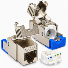 Модуль з'єднувальний KeyStone RJ45 STP, кат. 6a, самозажимний, LW