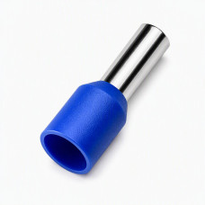 Insulated sleeve terminal E 4.0mm2 9mm blue (100pcs)