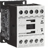 Контактор корпусний 4P,  3НВ + 1НЗ,  230В-АС,  4А AC-15