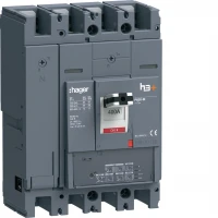 Автоматичний вимикач h3+,  P630,  In=400A,  4п,  50kA,  LSI