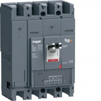 Автоматичний вимикач h3+,  P630,  In=630A,  4п,  50kA,  LSI