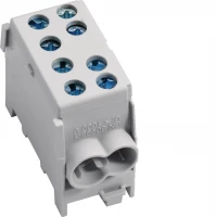 Модульна вводна 1-полюсна клема 2x35²/2x25², 63А, сіра