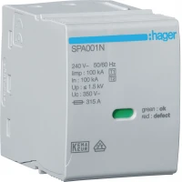 Вставний модуль N-PE Uc 350V Iimp 100kA Up 1.5kV