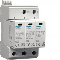 Розрядник (ПЗІП) T1+T2 3P 37, 5kA 1, 2kV TN-C +дод.контакт