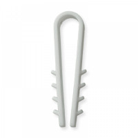Крепление "елка" для круглого кабеля D6, белый (100шт/уп) 