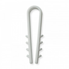 Крепление "елка" для круглого кабеля D6, белый (100шт/уп) 