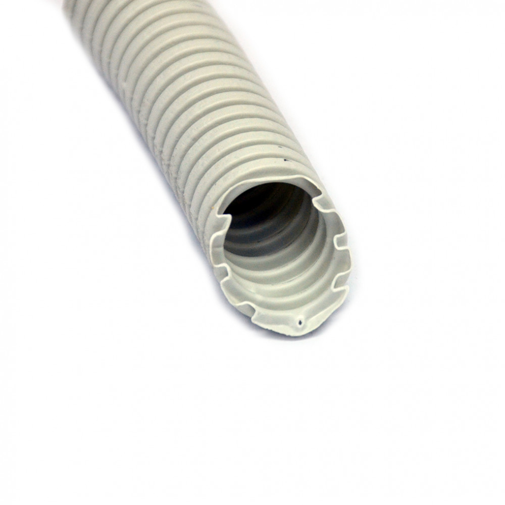 Corrugated, 16/10.7, Indoor use, PVC, gray, light, Product Code 1416E D_K50D - product image  1