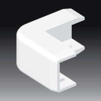 Кут зовнішній для LH 15х10 білого кольору; Серія LH; ПВХ