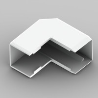 Кут зовнішній для LHD 20x20 білого кольору; Серія LHD; ПВХ