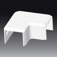 Угол плоский LHD 25X20 белого цвета; Серия LH; ПВХ