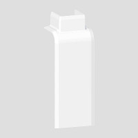 Переходник из LP 80x25 на LHD 20x20 белого цвета; ПВХ