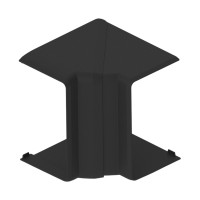 Кут внутрішній (регульований) для PK 90х55 D; чорного кольору; Серія PK; ПВХ