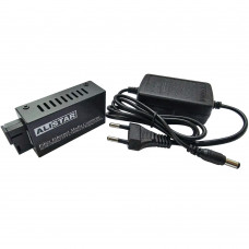Медіаконвертер mini 10/100/1000BASE-T 1000BASE-LX 1SM WDM SC 20KM TX1310/RX1550nm Alistar