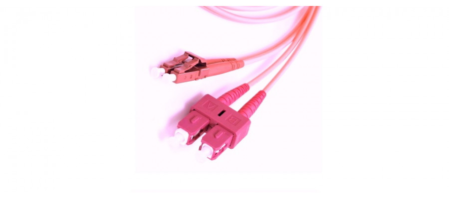 Fiber optic patch cords multimode (G50/125) OM4