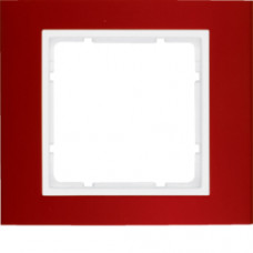 Рамка 1Х червона/пол.білизна B.3