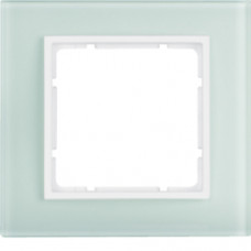 Рамка 1Х скляна кольору пол.білизна B.7