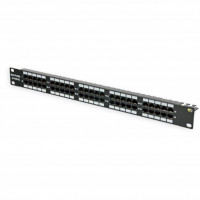 Panel 50 ports, 1U, ISDN, black, EPNew