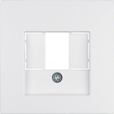 Накладка для розеток для гучномовців, USB-розеток, пол.білизна матова S.1/B.х