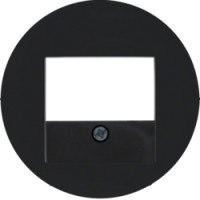Накладка для розеток для гучномовців, USB-розеток, чорна, R.х