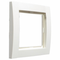 Decorative frame single white.