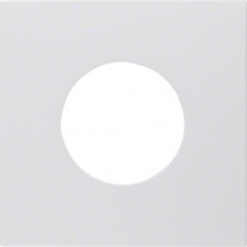 Накладка для нажимної кнопки та сигналу Е10, пол.білизна матова S.1/B.х