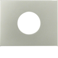 Накладка для нажимної кнопки та світлового сигналу Е10, сталевий лак, K.5