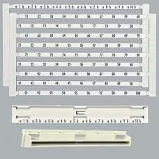 Комплект с маркировкой на 100 пар (1-100, 10 парная) 1000RT, Corning