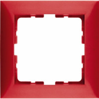 Berker S1 Рамки червоний, глянцеві S.1