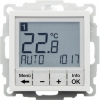 Berker S.1 Temperature controller, circuit breaker , with a central panel