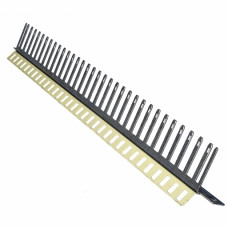 Mounting angle with closed jumper comb, 32 IDC strips